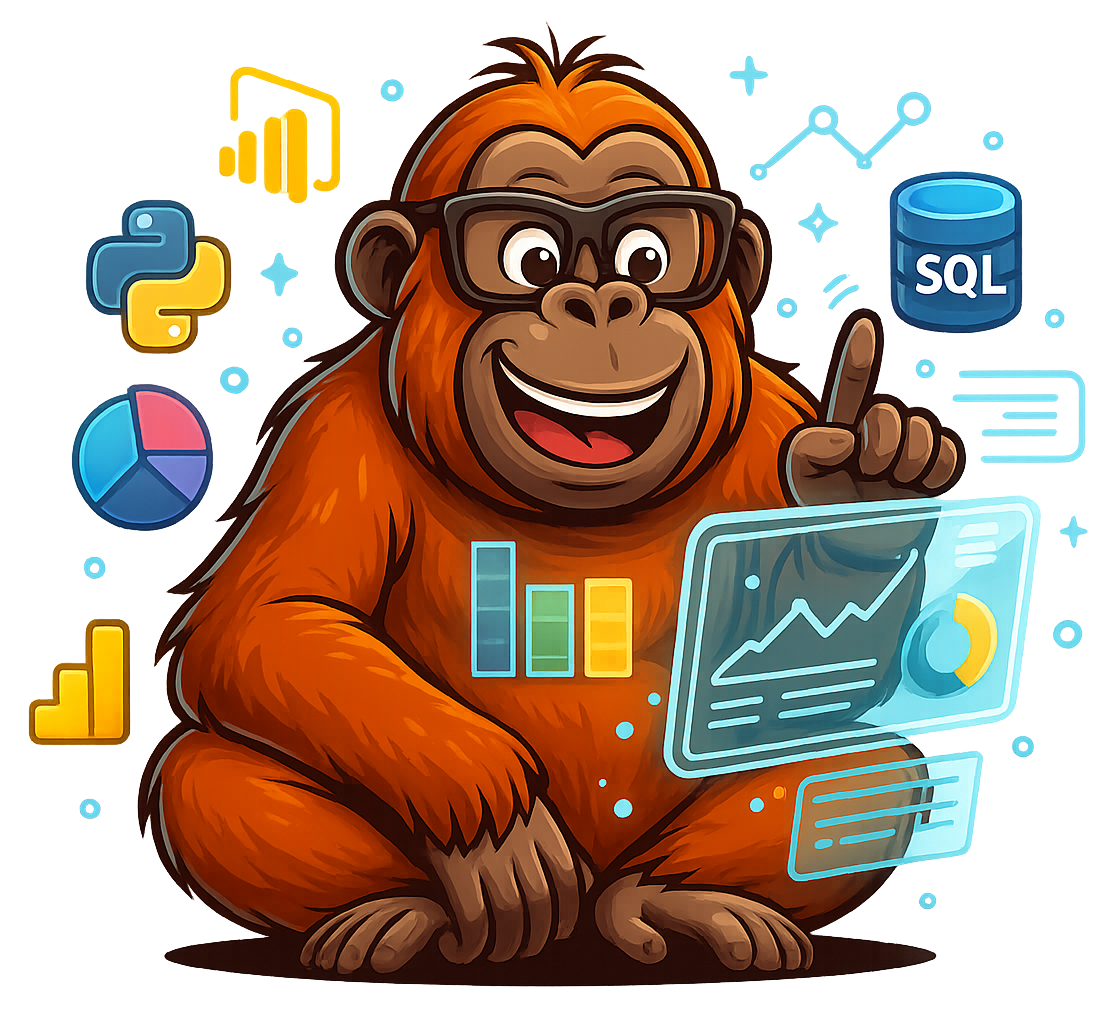 Ilustração de dados e gráficos representando business intelligence